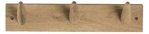 Zidna vješalica od hrastovog drva Canett Uno, širina 40 cm