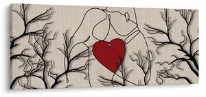 Slika - Zaljubljeni par (120x50 cm)
