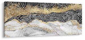 Slika - Mandala v marmorju (120x50 cm)
