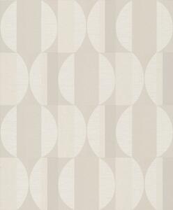 Krem geometrijska flis tapeta za zid, CU3101, Cumaru, Grandeco | Ljepilo besplatno