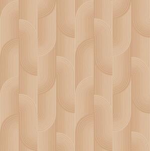 Flis tapeta za zid, smeđe-bež, geometrijska, PW3112, Precious Weaves, Grandeco | Ljepilo besplatno