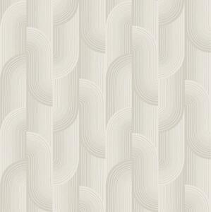 Flis tapeta za zid, siva, geometrijska, PW3108, Precious Weaves, Grandeco | Ljepilo besplatno