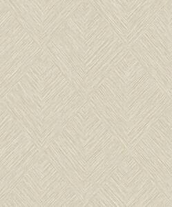 Flis tapeta za zid, sivo-bež, geometrijska, PW3004, Precious Weaves, Grandeco | Ljepilo besplatno