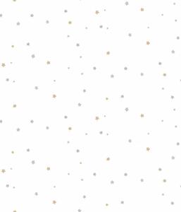 Bijela flis tapeta sa zvjezdicama, 17161, MiniMe, Cristiana Masi by Parato | Ljepilo Gratis