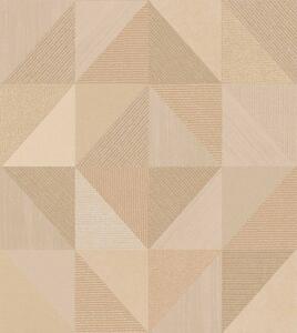 Geometrijska flis tapeta za zid, smeđe-bež, 32413, Vitalis, Parato by Cristiana Masi | Ljepilo Gratis