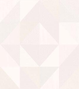 Geometrijska flis tapeta za zid, bijelo-krem, 32410, Vitalis, Parato by Cristiana Masi | Ljepilo Gratis