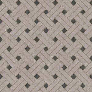 Geometrijska flis tapeta za zid, sivo-crna, 32429, Vitalis, Parato by Cristiana Masi | Ljepilo Gratis