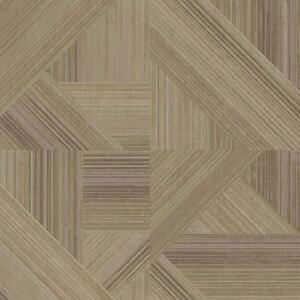 Smeđa geometrijska flis tapeta za zid, 43843, Terra, Cristiana Masi by Parato | Ljepilo Gratis
