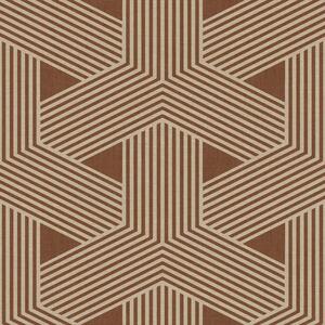 Smeđa flis tapeta za zid, geometrijski uzorak, 30134, Energie, Cristiana Masi by Parato | Ljepilo Gratis