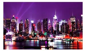 Foto tapeta - Rainbow city lights - New York