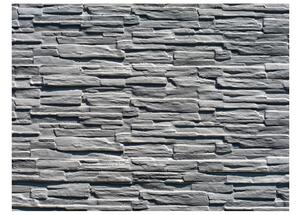 Foto tapeta - Grey stone wall