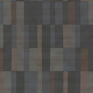 Sivo-smeđa geometrijska flis tapeta za zid, 43839, Terra, Cristiana Masi by Parato | Ljepilo Gratis