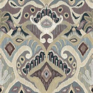 Bordo flis tapeta za zid s ornamentima, etno uzorak, 26427, Thai, Cristiana Masi by Parato | Ljepilo Gratis