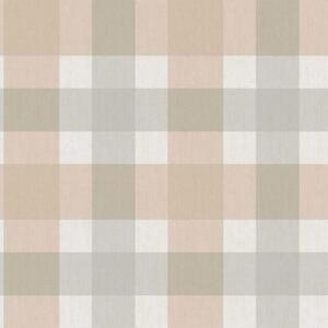 Flis tapeta za zid, bež-plava, imitacija tkanine, 38423, Top Stripes, Parato by Cristiana Masi | Ljepilo Gratis