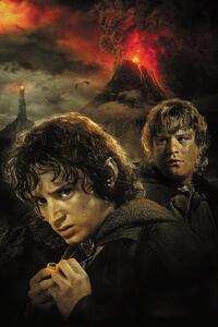 Ilustracija Gospodar Prstenova - Sam and Frodo, (26.7 x 40 cm)