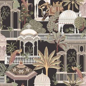 Flis tapeta za zid, crna, vrt, 15539, Botany House, Cristiana Masi by Parato | Ljepilo Gratis