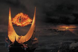 Umjetnički plakat Gospodar Prstenova - Eye of Sauron, (40 x 26.7 cm)