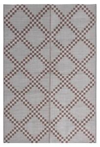 VidaXL Vanjski tepih smeđi 140 x 200 cm PP