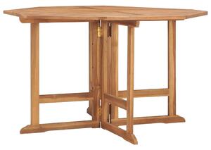 VidaXL Sklopivi vrtni blagovaonski stol 110 x 110 x 75 cm od tikovine
