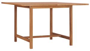 VidaXL Vrtni blagovaonski stol 110 x 110 x 75 cm od masivne tikovine