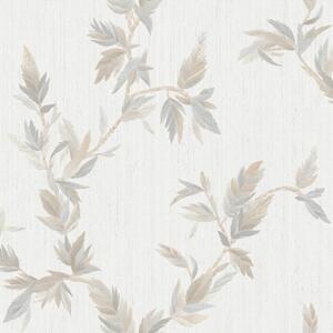 Flis tapeta za zid, krem, lišće, 35913, Ornamenta, Parato by Cristiana Masi | Ljepilo Gratis
