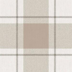 Flis tapeta za zid, sivo-bež, imitacija tkanine, 38401, Top Stripes, Parato by Cristiana Masi | Ljepilo Gratis