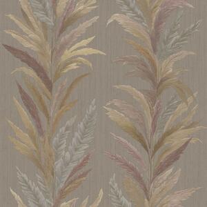 Flis tapeta za zid, sivo-smeđa, lišće, 35908, Ornamenta, Parato by Cristiana Masi | Ljepilo Gratis