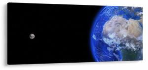 Slika Mjeseca i Zemlje (120x50 cm)