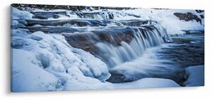Slika rijeke zimi (120x50 cm)