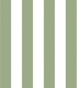 Zeleno-bijela prugasta flis tapeta za zid, 17175, MiniMe, Cristiana Masi by Parato | Ljepilo Gratis