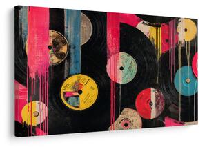 Slika street art vinilne ploče