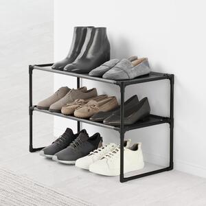 Sivi metalni stalak za cipele – Rayen