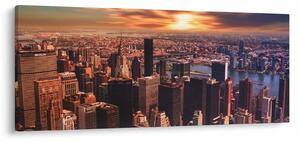 Slika - Pogled na metropolu (120x50 cm)