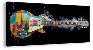 Slika šarena električna gitara