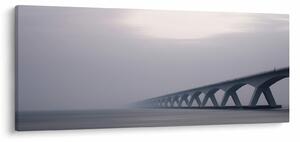 Slika mosta u magli (120x50 cm)