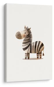 Slika slatka prugasta zebra