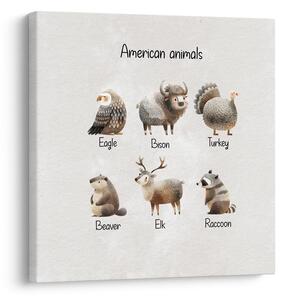 Slika ilustracija američkih životinja