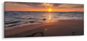 Slika srca u pijesku (120x50 cm)