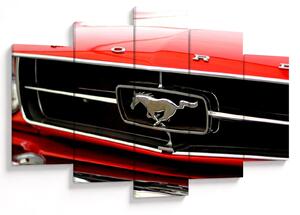 Slika - Detalj crvenog automobila (150x105 cm)