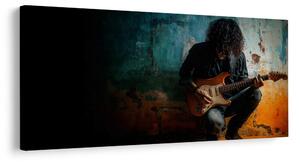 Slika glazbenik s električnom gitarom