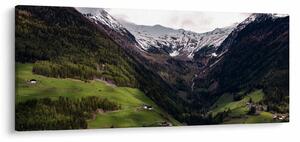Slika - Dolina pod planinama (120x50 cm)