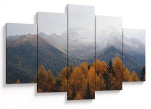 Slika - Pogled na planinske grebene (150x105 cm)