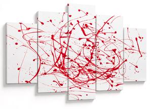Slika tehnikom drippinga (150x105 cm)