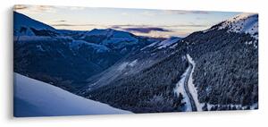 Slika snježne padine (120x50 cm)