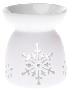 Bijela porculanska aroma lampa Dakls, visina 9 cm