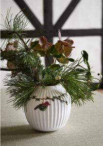 Bijela božićna vaza od porculana Kähler Design Hammershøi, visine 13 cm