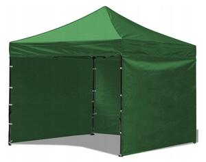 Šator za zabave s tri stijenke bez prozora Zeleno 3m x 3m