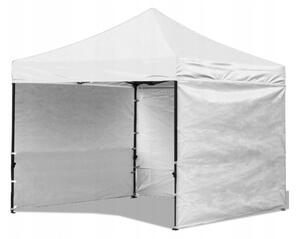 Šator za zabave s tri stijenke bez prozora Bijela 3m x 3m