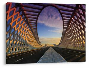 Slika moderne arhitekture mosta (70x50 cm)