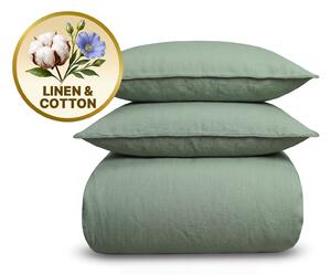 Posteljina Linen Dormeo zelena